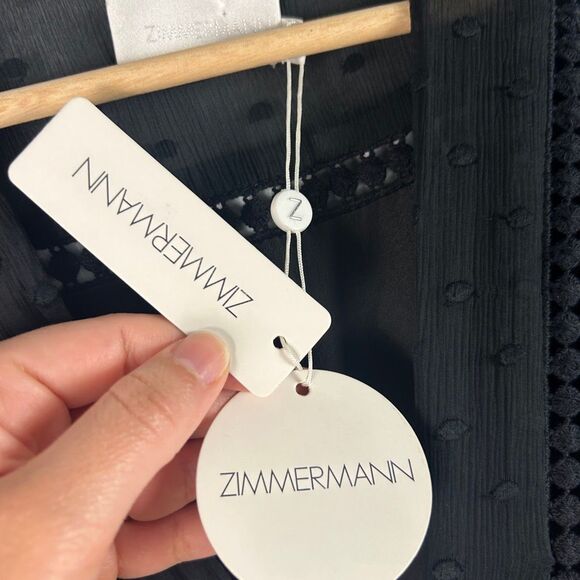 Zimmermann Admire Cherry Boho Silk Dress - NWT Size 1 - Picture 4 of 9